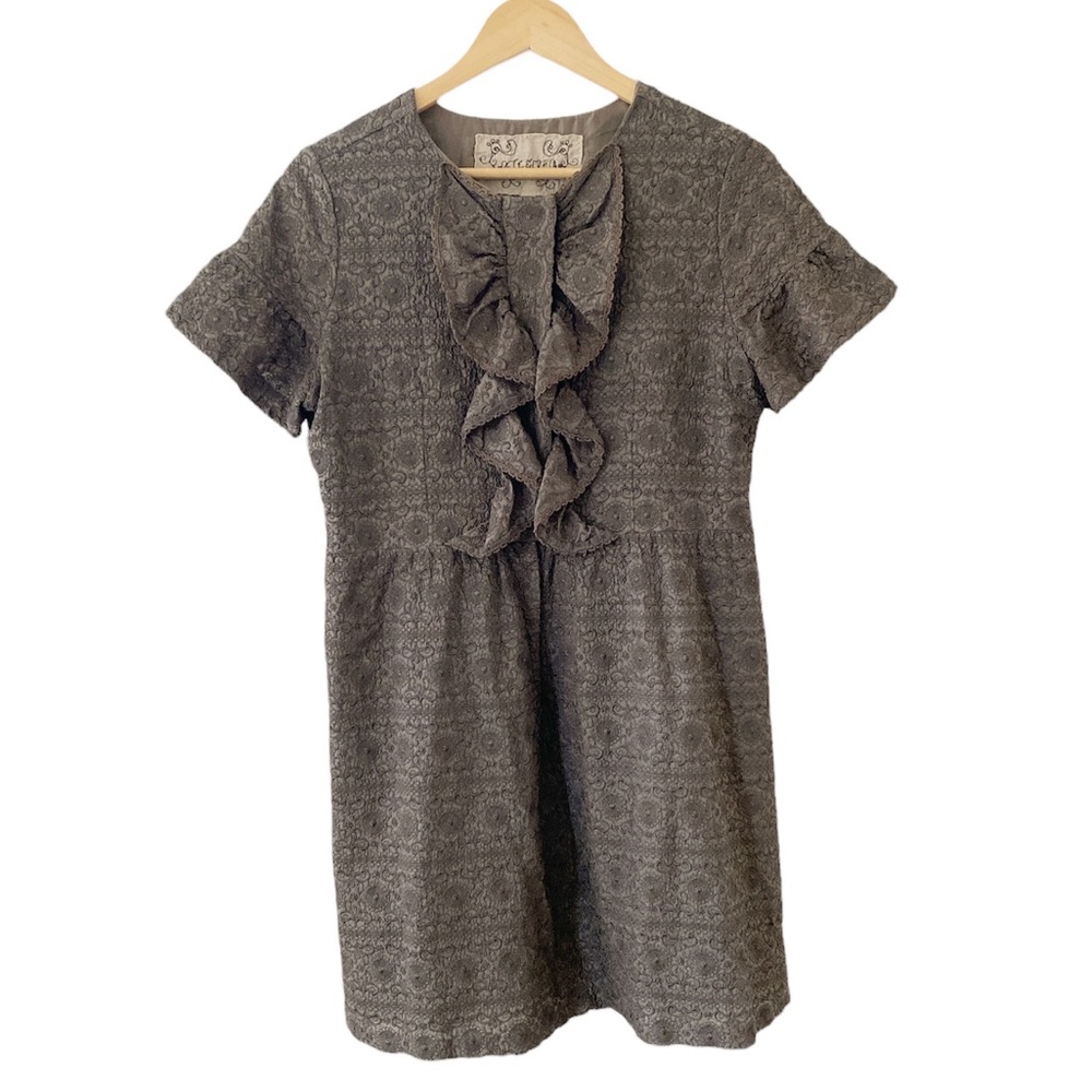 Embroidered Silk Dress Pete & Greta Johnny Was size Large